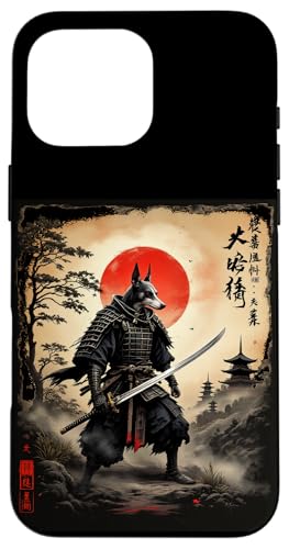 犬岐橋 Samurai Wolf Kunst Hülle für iPhone 16 Pro Max 犬岐橋 Samurai Wolf Kunst Hülle für iPhone 16 Pro Max von Samurai Wolf Kunst Designs