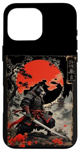Samurai Wolf Kunst Hülle für iPhone 16 Pro Max Samurai Wolf Kunst Hülle für iPhone 16 Pro Max von Samurai Wolf Kunst Designs