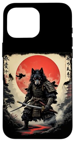 Samurai Wolf Kunst Hülle für iPhone 16 Pro Max Samurai Wolf Kunst Hülle für iPhone 16 Pro Max von Samurai Wolf Kunst Designs