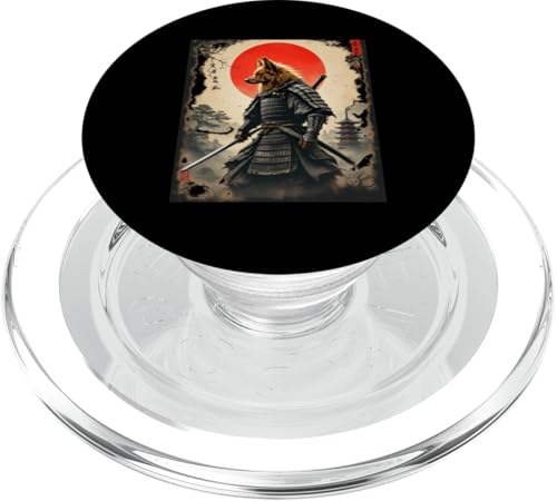 古武道 Samurai Wolf Kunst PopSockets PopGrip für MagSafe von Samurai Wolf Kunst Designs