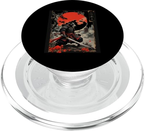 Samurai Wolf Kunst PopSockets PopGrip für MagSafe Samurai Wolf Kunst PopSockets PopGrip für MagSafe von Samurai Wolf Kunst Designs