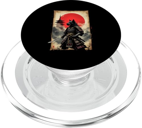 Samurai Wolf Kunst PopSockets PopGrip für MagSafe Samurai Wolf Kunst PopSockets PopGrip für MagSafe von Samurai Wolf Kunst Designs