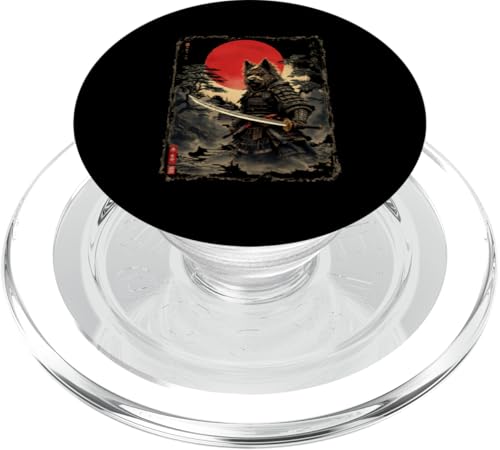 Samurai Wolf Kunst PopSockets PopGrip für MagSafe Samurai Wolf Kunst PopSockets PopGrip für MagSafe von Samurai Wolf Kunst Designs