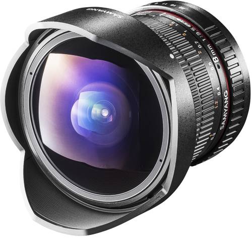 Samyang 1627148 Fish-Eye-Objektiv f/22 - 3.5 8mm von Samyang