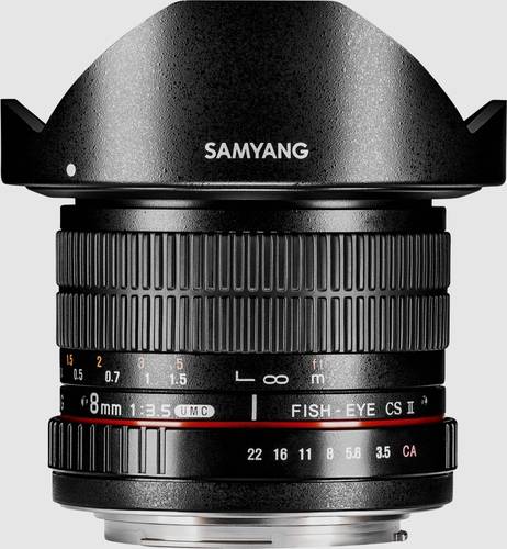 Samyang 21507 21507 Fish-Eye-Objektiv f/3.5 (max) 50mm von Samyang