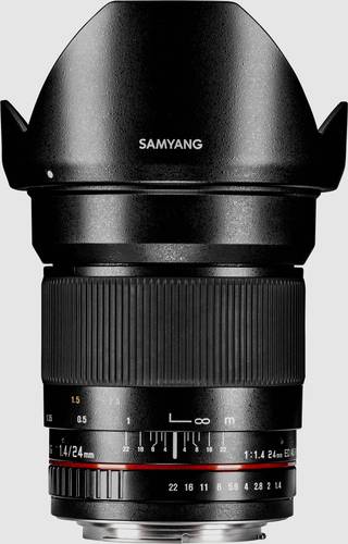 Samyang 21513 21513 Weitwinkel-Objektiv f/1.4 (max) 24mm von Samyang