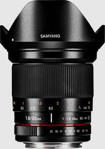 Samyang 21537 21537 Weitwinkel-Objektiv f/1.8 (max) 20mm von Samyang