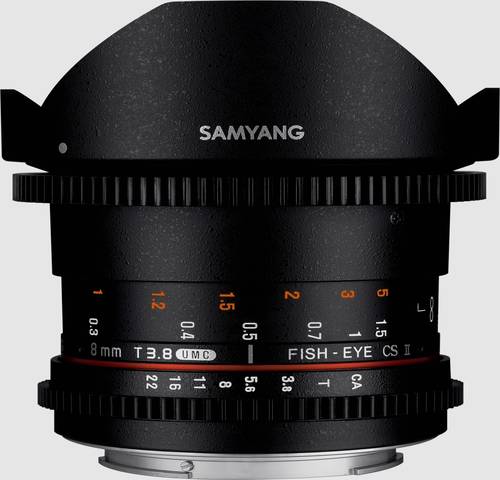 Samyang 21718 21718 Fish-Eye-Objektiv f/3.8 (max) 8mm von Samyang