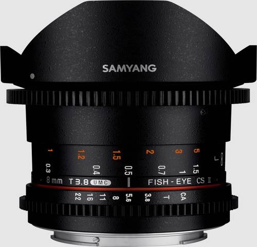 Samyang 21723 21723 Fish-Eye-Objektiv f/3.5 (max) 8mm von Samyang
