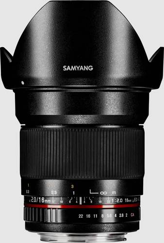 Samyang 21774 21774 Weitwinkel-Objektiv f/2.0 (max) 16mm von Samyang