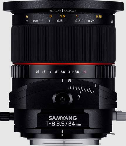 Samyang 21819 21819 Tilt-Shift-Objektiv f/3.5 (max) 24mm von Samyang