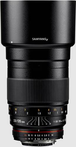 Samyang 21886 21886 Tele-Objektiv f/2.0 (max) 135mm von Samyang