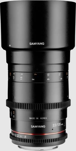 Samyang 21900 21900 Tele-Objektiv f/2.2 135mm Samyang 21900 21900 Tele-Objektiv f/2.2 135mm von Samyang
