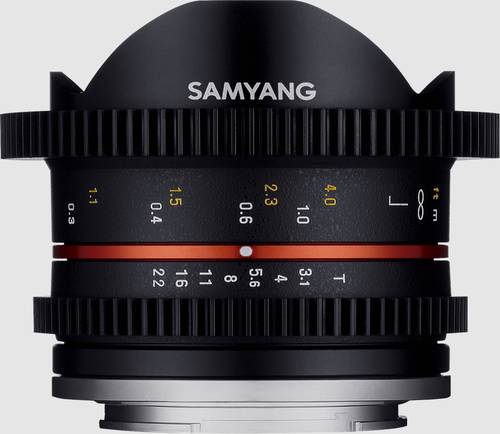 Samyang 21916 21916 Fish-Eye-Objektiv f/3.1 (max) 8mm von Samyang