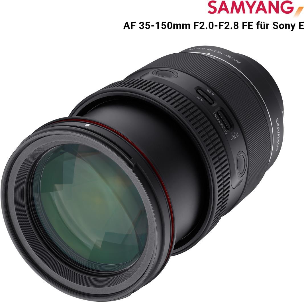 Samyang AF 35-150mm F2-2.8 FE - Sony E MILC/SLR Standardzoomobjektiv Schwarz (23389) von Samyang