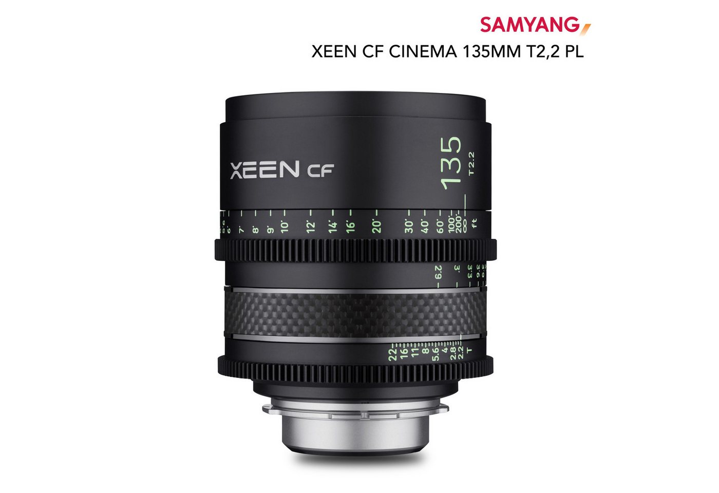 Samyang CF Cinema 135mm T2,2 PL Vollformat Teleobjektiv von Samyang