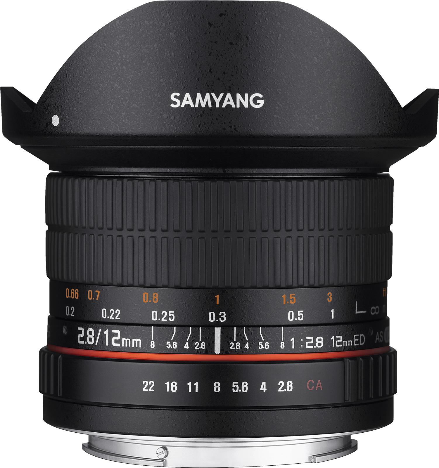 Samyang - Fischaugenobjektiv - 12 mm - f/2.8 ED AS NCS - Canon EF-M von Samyang