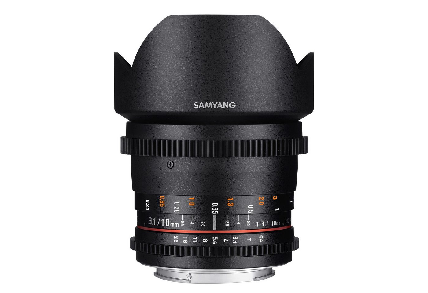 Samyang MF 10mm T3,1 Video APS-C Canon EF Superweitwinkelobjektiv von Samyang