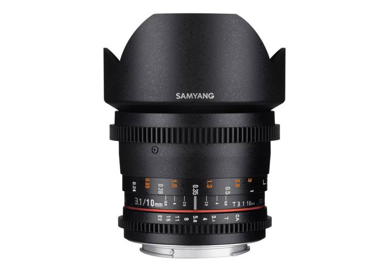 Samyang MF 10mm T3,1 Video APS-C Canon EF Superweitwinkelobjektiv von Samyang