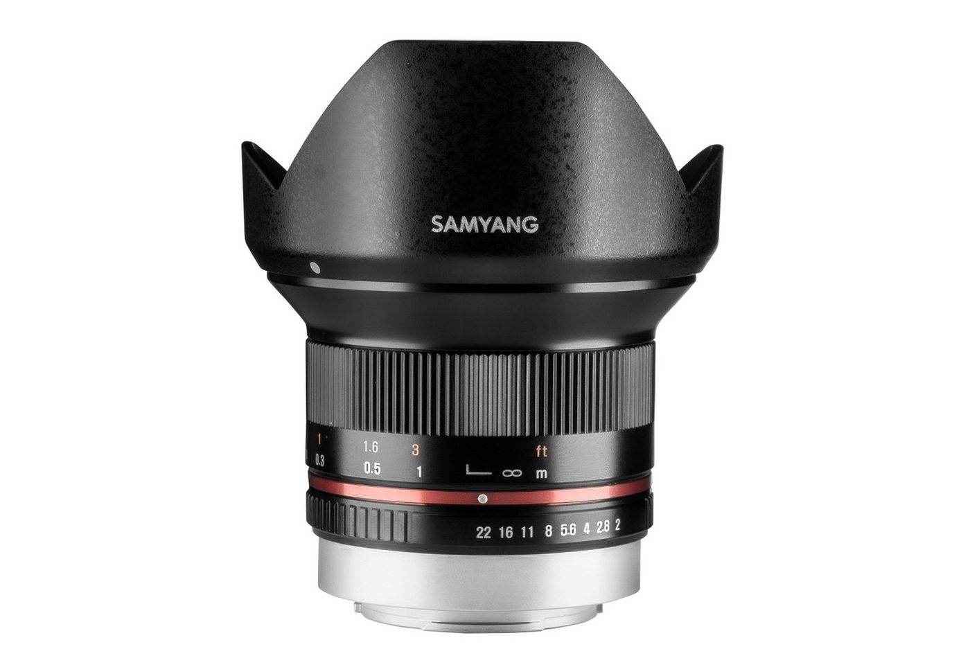 Samyang MF 12mm F2,0 APS-C Fuji X schwarz Superweitwinkelobjektiv von Samyang