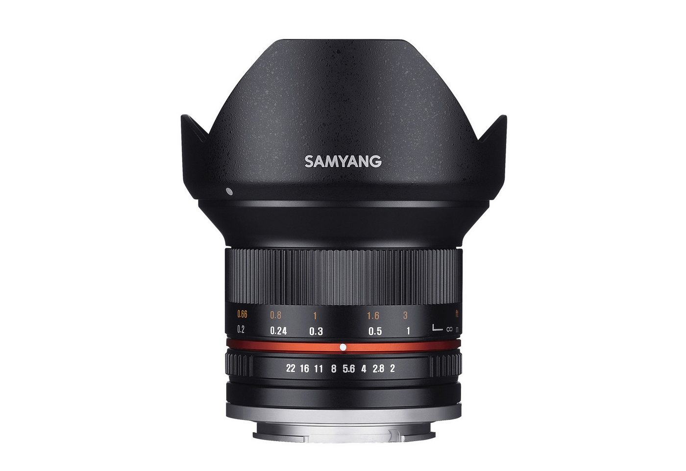 Samyang MF 12mm F2,0 APS-C MFT schwarz Superweitwinkelobjektiv von Samyang