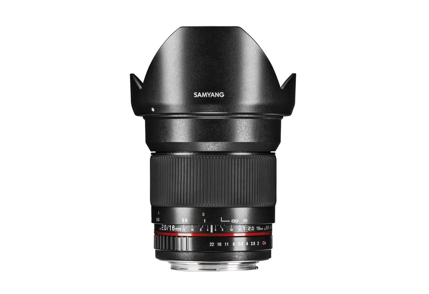 Samyang MF 16mm F2,0 APS-C Nikon F AE Superweitwinkelobjektiv von Samyang