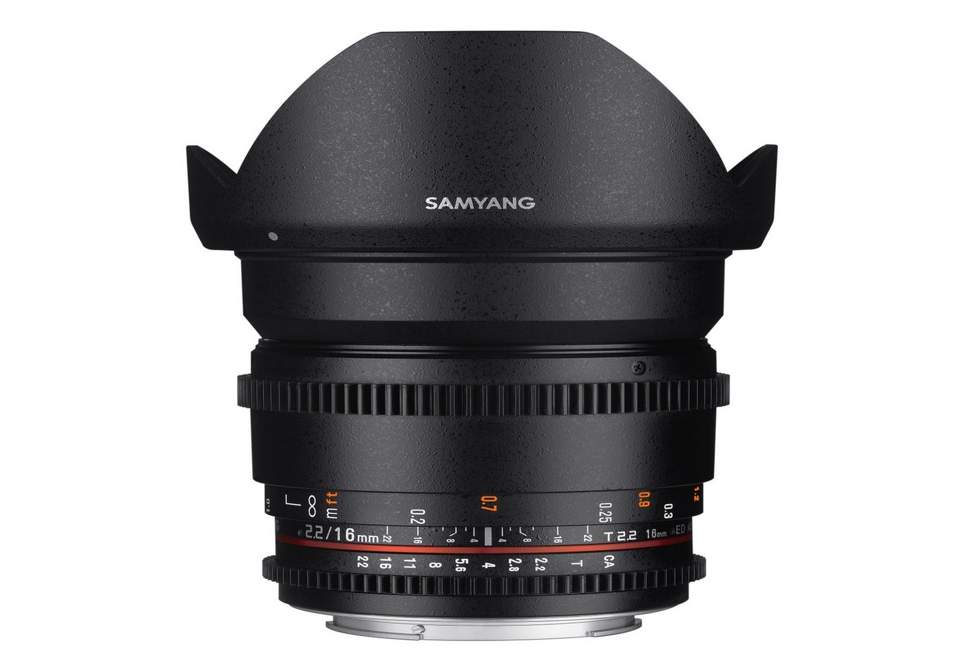 Samyang MF 16mm T2,2 Video APS-C II Canon EF Superweitwinkelobjektiv von Samyang