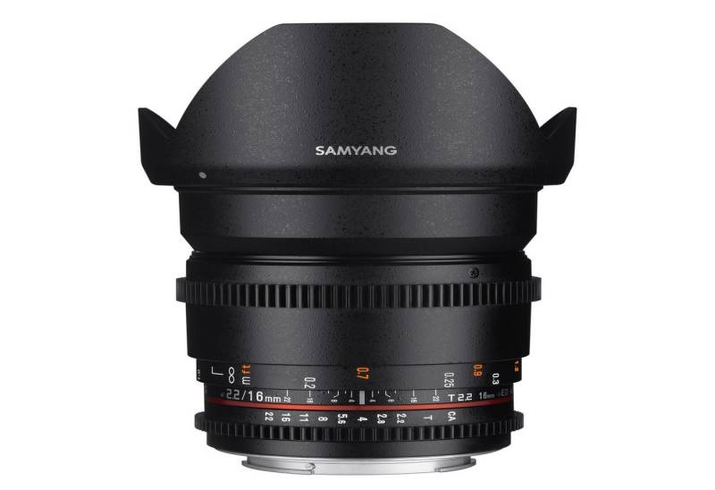 Samyang MF 16mm T2,2 Video APS-C II Fuji X Superweitwinkelobjektiv von Samyang