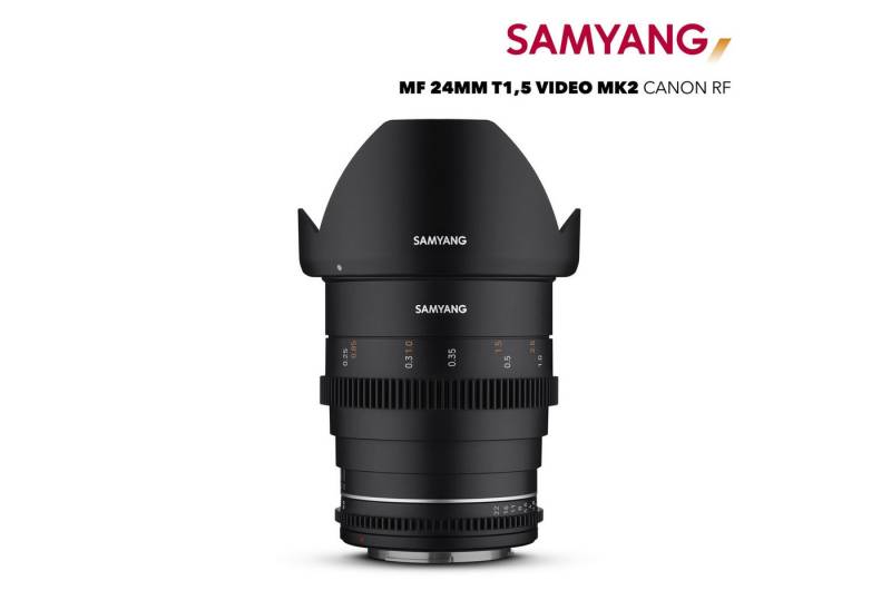 Samyang MF 24mm T1,5 VDSLR MK2 Canon RF Weitwinkelobjektiv von Samyang