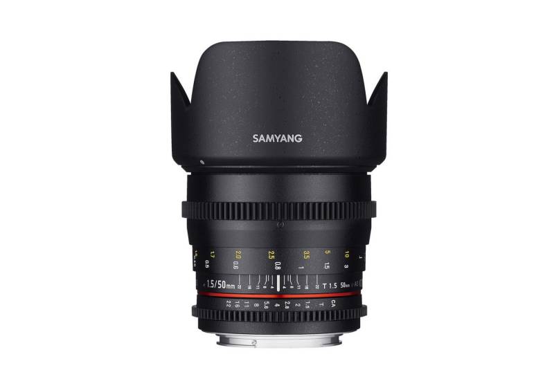 Samyang MF 50mm T1,5 Video DSLR Canon EF Normalobjektiv von Samyang