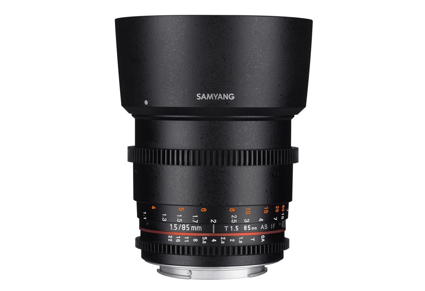 Samyang MF 85mm T1,5 Video DSLR II Canon EF Teleobjektiv von Samyang
