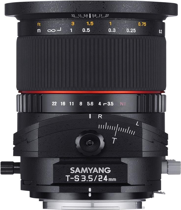 Samyang T-S - Tilt-Shift-Objektiv - 24 mm - f/3,5 ED AS UMC - Sony A-type (21819) von Samyang