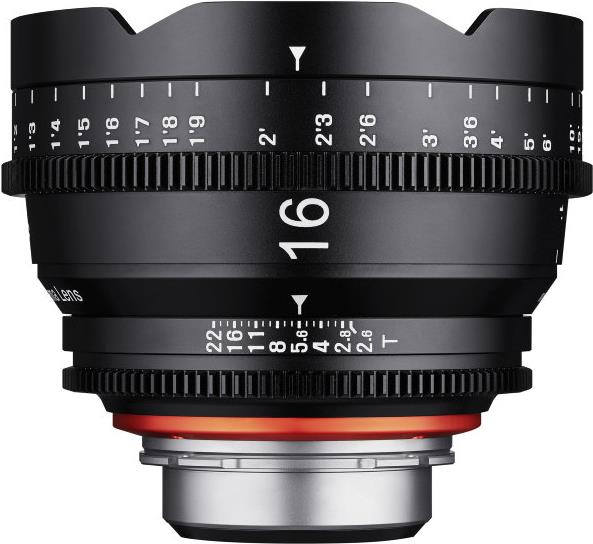 Samyang XEEN 16mm T2.6 MILC/SLR Ultra-wide lens Schwarz (21594) von Samyang