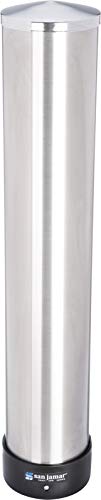 San Jamar C3400P Edelstahl Getränkebecher aus Pappe zum Herausziehen, Bechergröße, 350-710 mL, Rand Durchmesser 70-98 mm, Rohrlänge 597 cm San Jamar C3400P Edelstahl Getränkebecher aus Pappe zum Herausziehen, Bechergröße, 350-710 mL, Rand Durchmesser 70-98 mm, Rohrlänge 597 cm von Carlisle FoodService Products