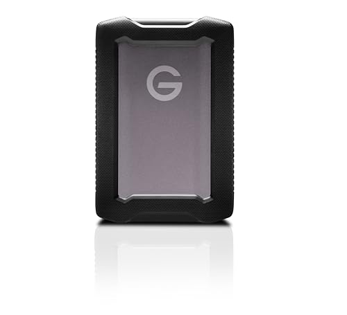 SanDisk PROFESSIONAL G-Drive ArmorATD 1 TB (Mobile Festplatte, All-Terrain Festplatte, USB-C-fähig, bis 130 MB/s, für Mac und Windows, Wasser- und staubfest) von SanDisk Professional