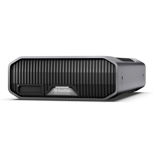 SanDisk Professional G-DRIVE PROJECT 24 TB (Festplatte mit großer Kapazität, Thunderbolt 3, USB (10 Gbit/s), 7.200 U/min Ultrastar-Festplatte, bis zu 260 MB/s) 5 Jahre Garantie von SanDisk Professional