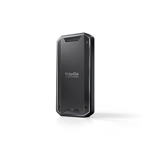 SanDisk PROFESSIONAL PRO-G40 SSD 2 TB (mobile SSD, exFAT formatiert, robuste NVMe SSD mit Thunderbol 3, USB-C, bis zu 3.000 MB/s Lesen, IP68 Gehäuse, staub- und wasserbeständig) von SanDisk Professional