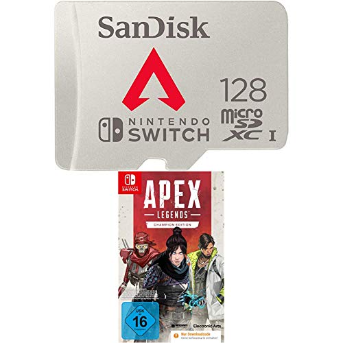 SanDisk 128GB Apex Legends microSDXC-Karte + APEX Legends Champion Edition (Code in der Box) für Nintendo Switch von SanDisk