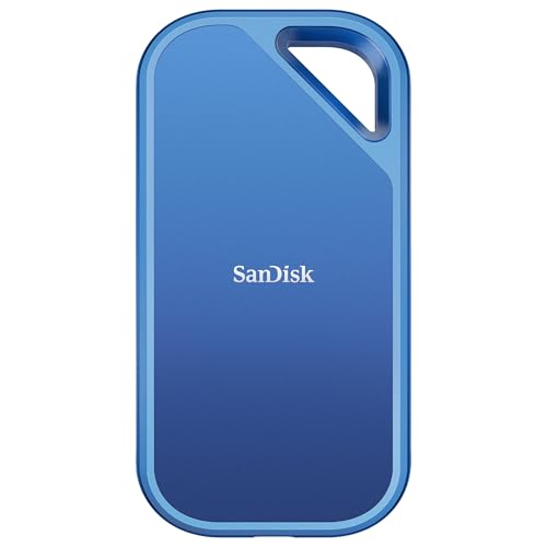 SanDisk Creator Pro Portable SSD 2 TB (Für Content Creator, robuste Bauweise, 2.000 MB/s Lesen & Schreiben, USB-C, Fallschutz bis 3 m, IP65, inkl. 1 Monat Adobe Creative Cloud) von SanDisk