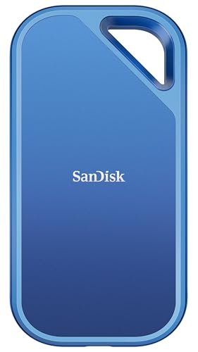 SanDisk Creator Pro Portable SSD 1 TB (Für Content Creator, robuste Bauweise, 2.000 MB/s Lesen & Schreiben, USB-C, Fallschutz bis 3 m, IP65, inkl. 1 Monat Adobe Creative Cloud) von SanDisk