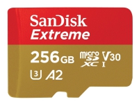 SanDisk Extreme, 256 GB, MicroSDXC, Klasse 3, UHS-I, 160 MB/s, 90 MB/s SanDisk Extreme, 256 GB, MicroSDXC, Klasse 3, UHS-I, 160 MB/s, 90 MB/s von SanDisk