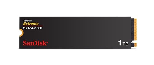 SanDisk Extreme M.2 NVMe SSD 1 TB (Interne SSD, PCIe Gen 4.0, bis zu 5.150 MB/s, nCache-Technologie, 5 Jahre Garantie) von SanDisk