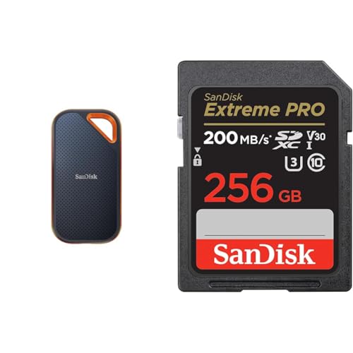 SanDisk Extreme PRO Portable SSD externe SSD 2 TB & Extreme PRO SDXC UHS-I Speicherkarte 256 GB SanDisk Extreme PRO Portable SSD externe SSD 2 TB & Extreme PRO SDXC UHS-I Speicherkarte 256 GB von SanDisk