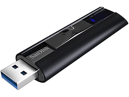 SanDisk Extreme PRO USB 3.2 Solid State Flash-Laufwerk 512 GB (Lesen mit 420 MB/s, Schreiben mit 380 MB/s, Passwortschutz, robustes Gehäuse, RescuePRO Deluxe Software) von SanDisk