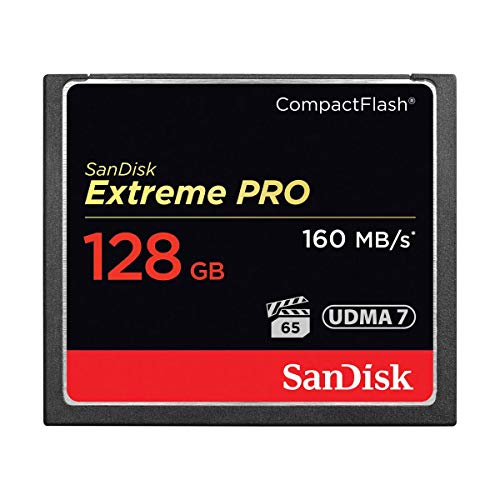 SanDisk Extreme Pro CompactFlash Speicherkarte, sdcfxps-128g-a46, 128 GB, 160 Mbit/s [Nicht – Retail verpackt] von SanDisk