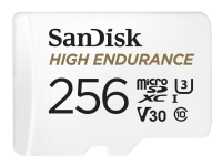 SanDisk High Endurance, 256 GB, MicroSDXC, Klasse 10, UHS-I, 100 MB/s, 40 MB/s von SanDisk