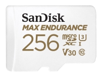 SanDisk MAX ENDURANCE, 256 GB, MicroSDXC, Klasse 10, UHS-I, 100 MB/s, 40 MB/s von SanDisk