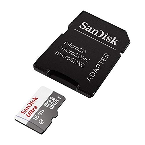 SanDisk Micro-SD-Speicherkarte mit Adapter SDSQUNS-GN3MA C10, 48 MB/s von SanDisk