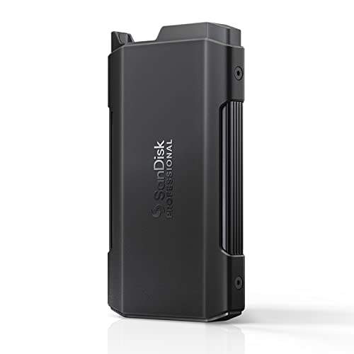 SanDisk PROFESSIONAL PRO-BLADE TRANSPORT 0 TB (mobile Premium-SSD für schnelle, modulare Workflows, USB 3.2 Gen 2x2, 2.000 MB/s Lesen/Schreiben) von SanDisk