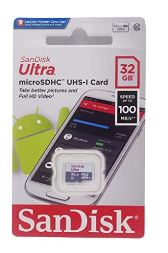 SanDisk SDSQUNB032GGN3MA Micro SDHC Ultra 32 GB C10 UHS1 mit Adapter von SanDisk